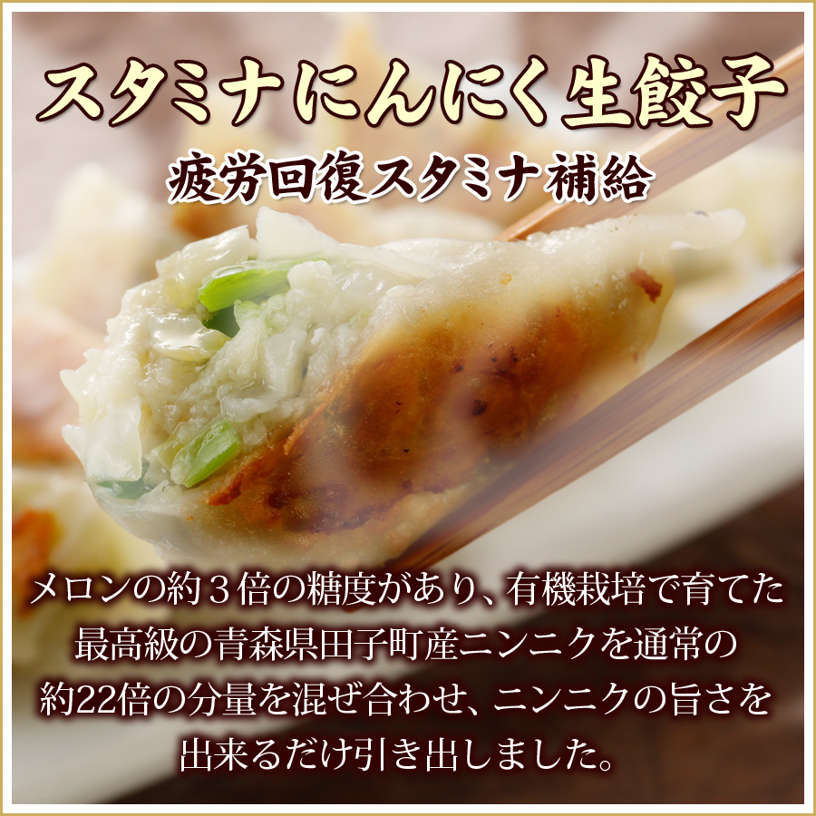 スタミナにんにく生餃子